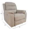 Tugitool MIMI elektriline recliner,helehall