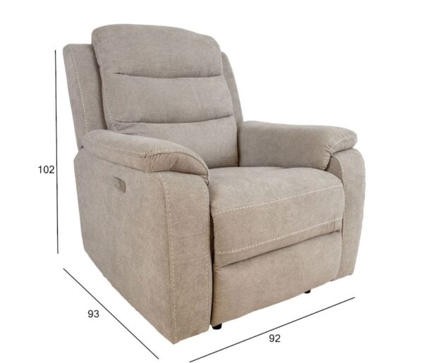 Tugitool MIMI elektriline recliner,helehall
