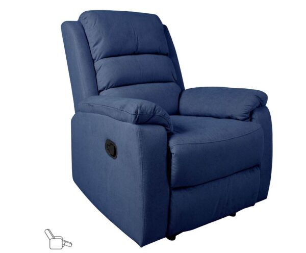 Tugitool MANUEL manuaalne recliner, tumesinine